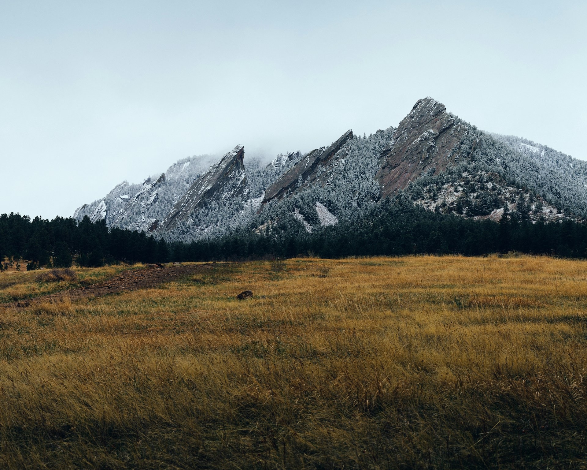 The Flatirons at Boulder, Colorado