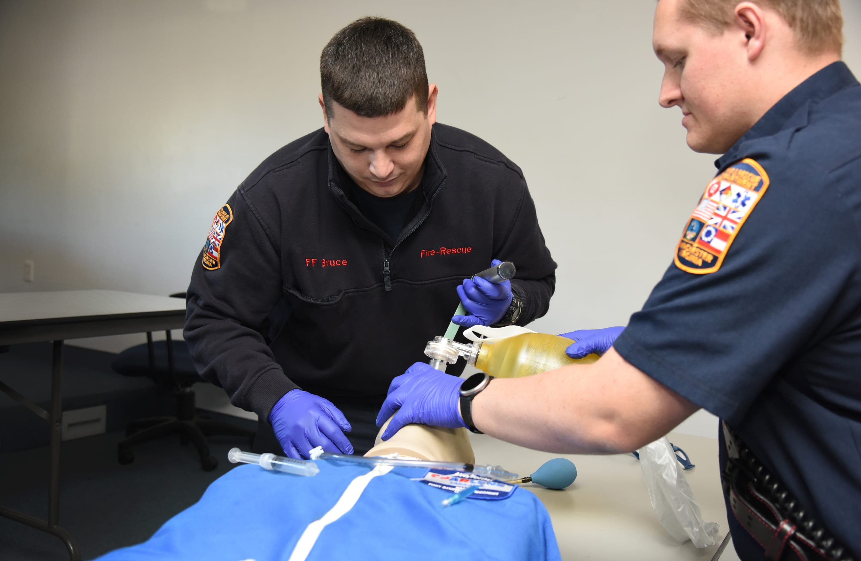 EMT intubation training