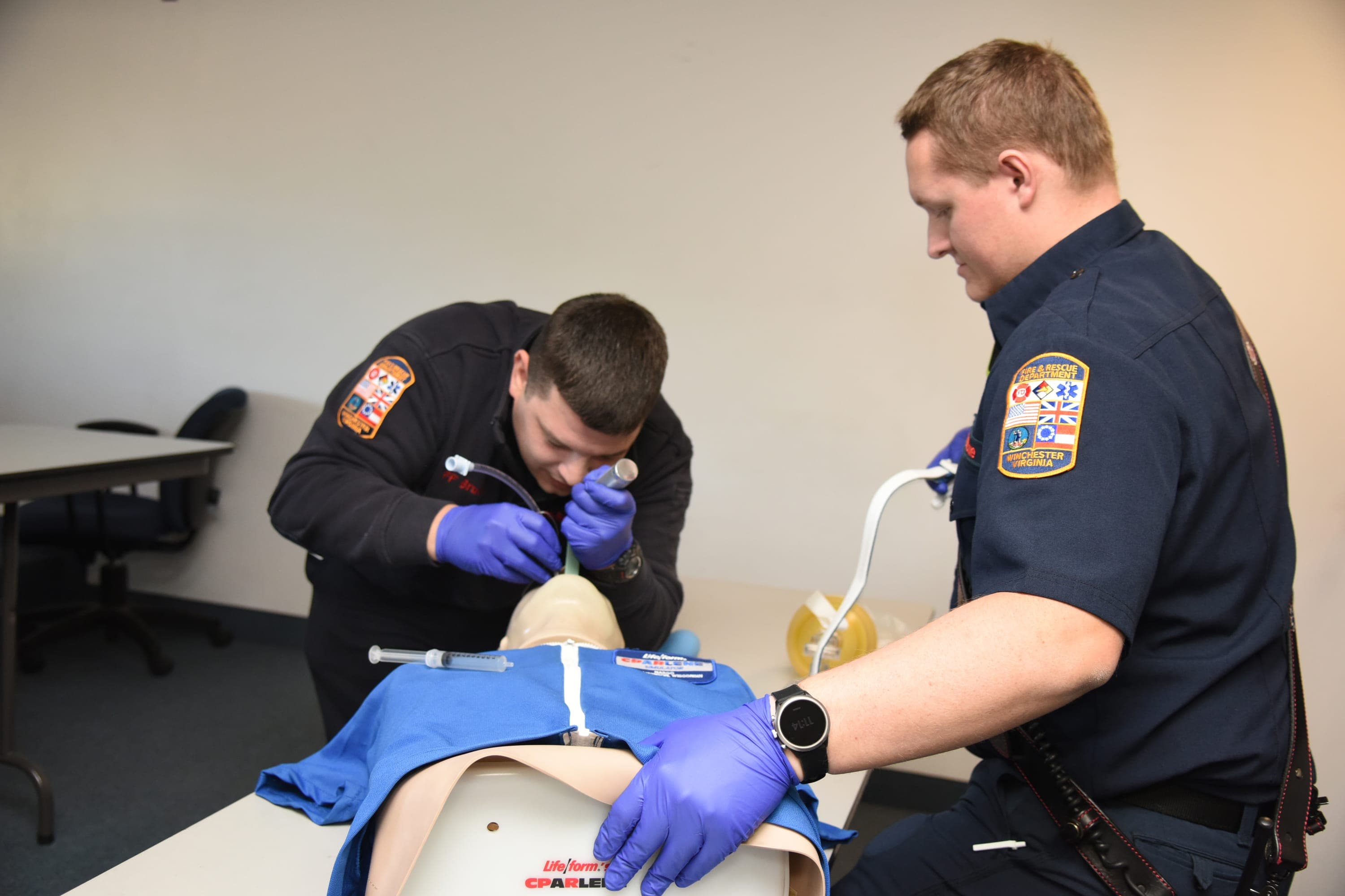 EMS training session